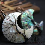 Pendentif arbre de vie nacre